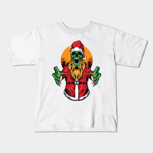 Zombie Santa Scary Kids T-Shirt